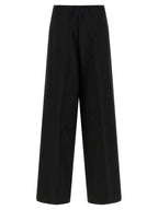 Viscose Linen Sequined Wide-Leg Pants