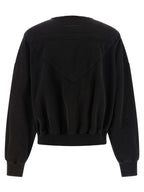Used-Effect Gauze Cotton Sweatshirt