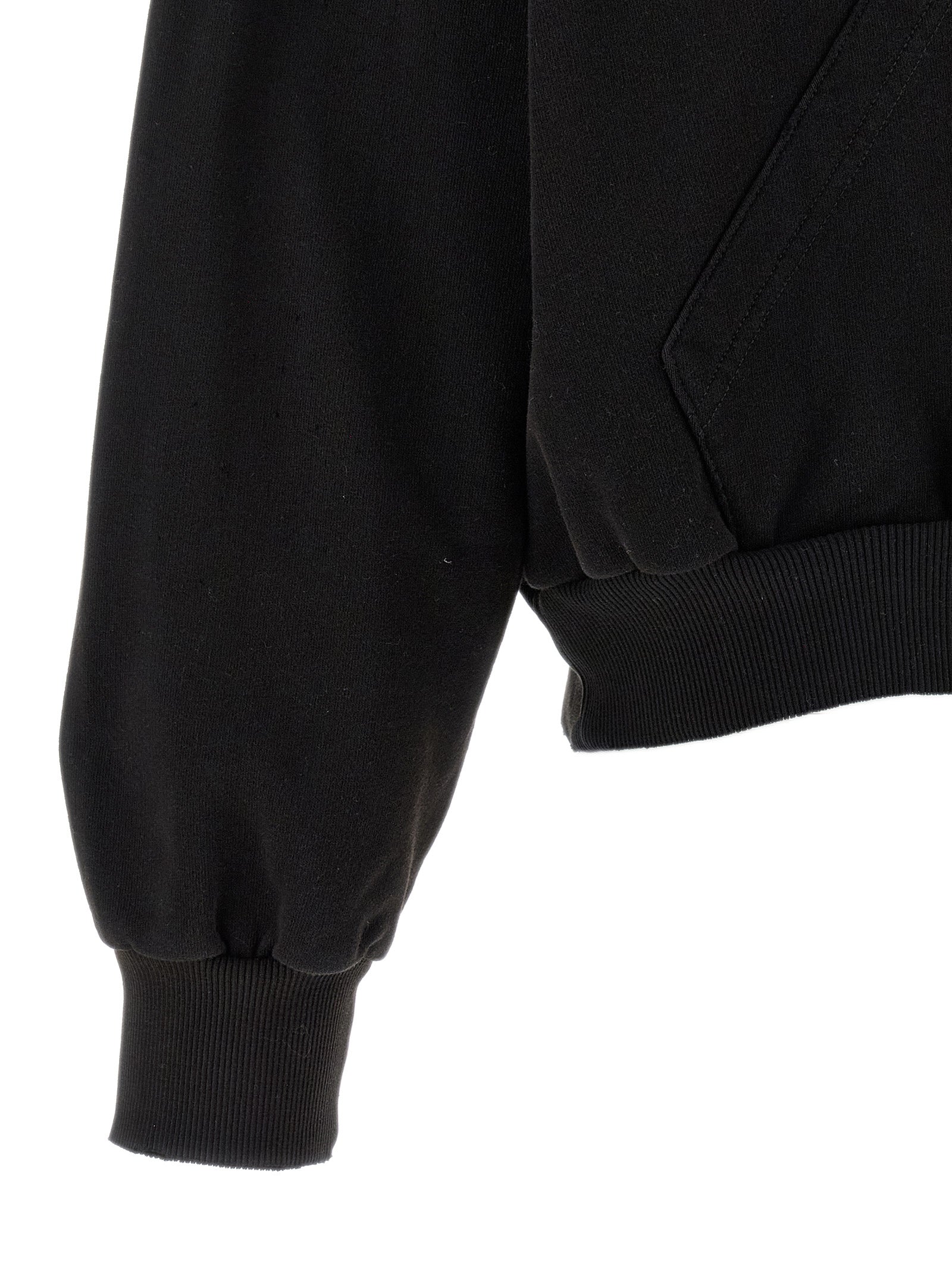 Used-Effect Gauze Cotton Sweatshirt