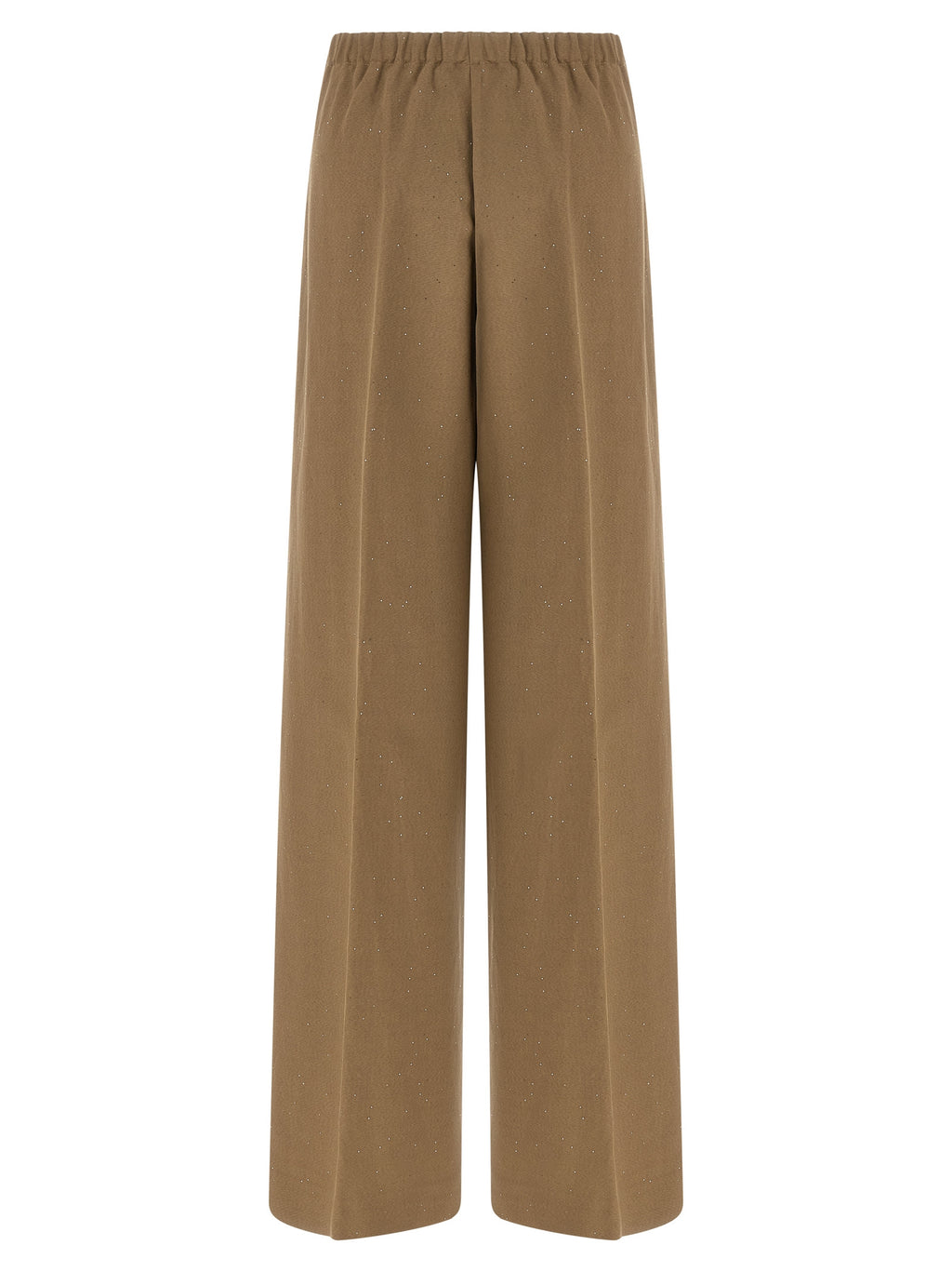 Viscose‑Linen Wide‑Leg Trousers