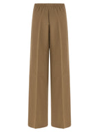 Viscose‑Linen Wide‑Leg Trousers