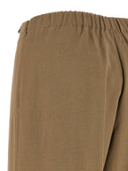 Viscose‑Linen Wide‑Leg Trousers