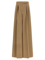 MxmQuorum Brown Virgin Wool Casual Pants