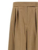 MxmQuorum Brown Virgin Wool Casual Pants