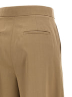 MxmQuorum Brown Virgin Wool Casual Pants