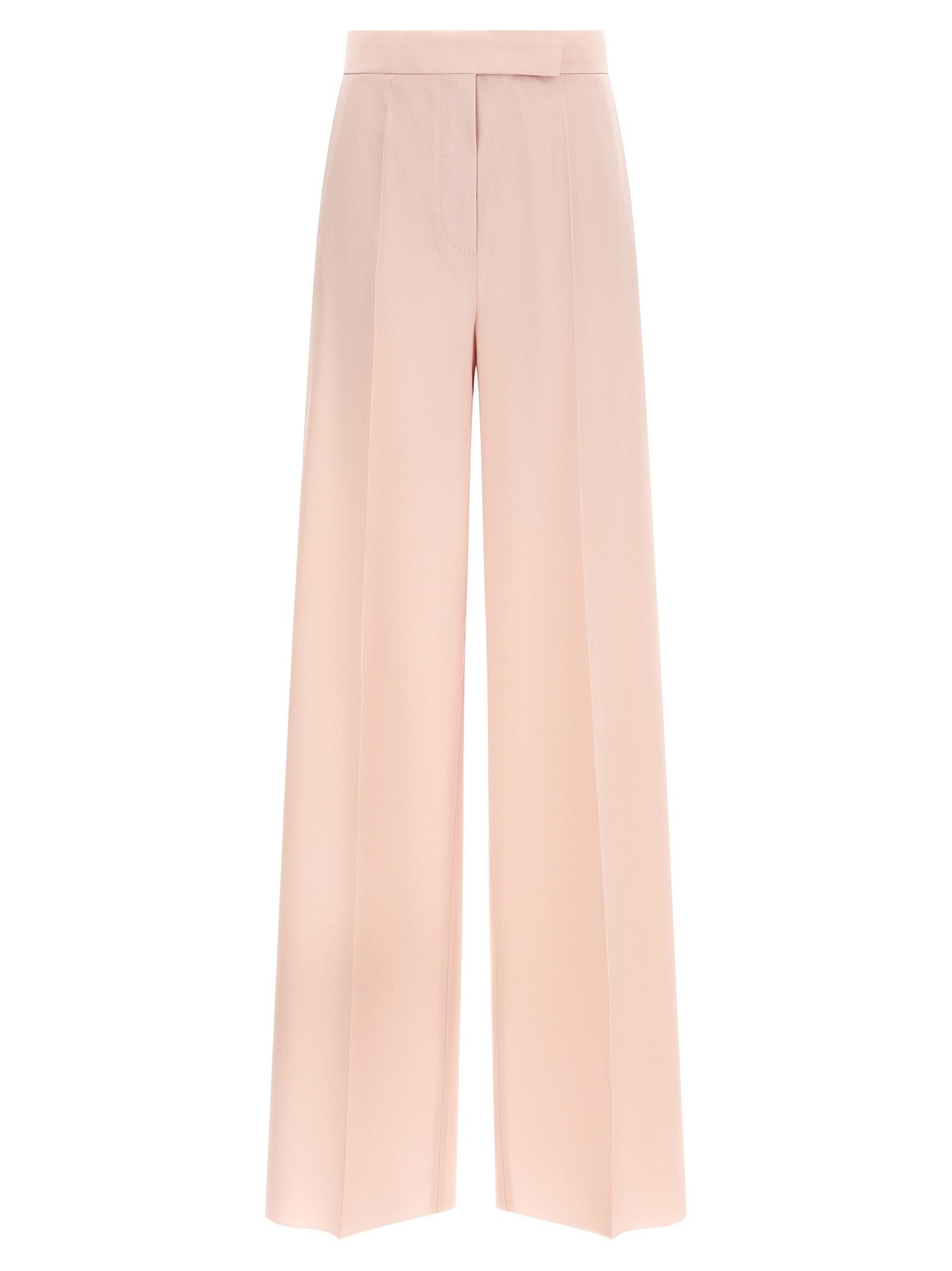 Virgin Wool Mohair Silk MxmGirone Wide-Leg Trousers