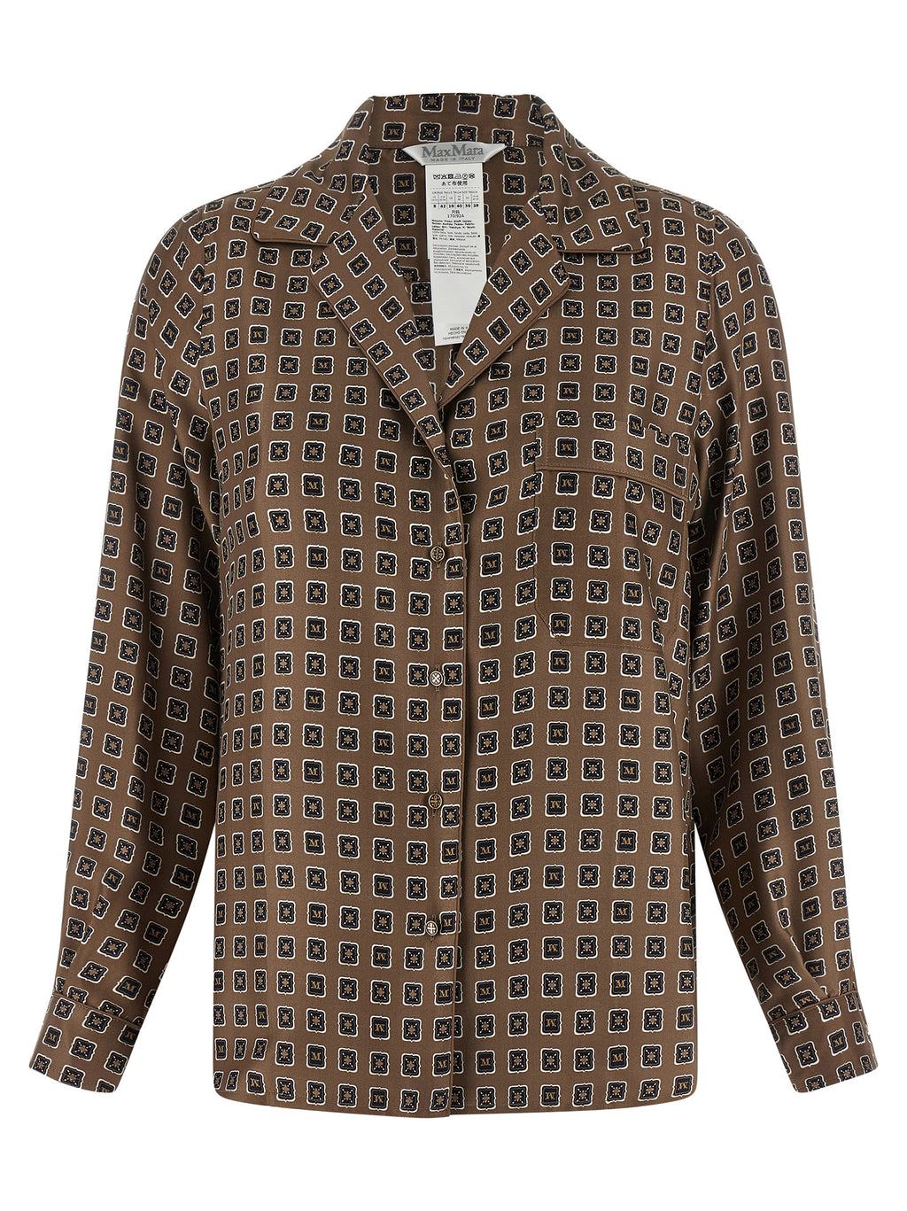 Silk Twill MxmDisco Blouse
