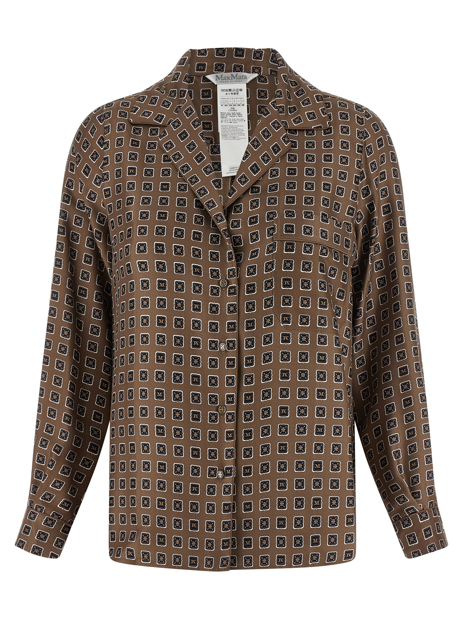 Silk Twill MxmDisco Blouse
