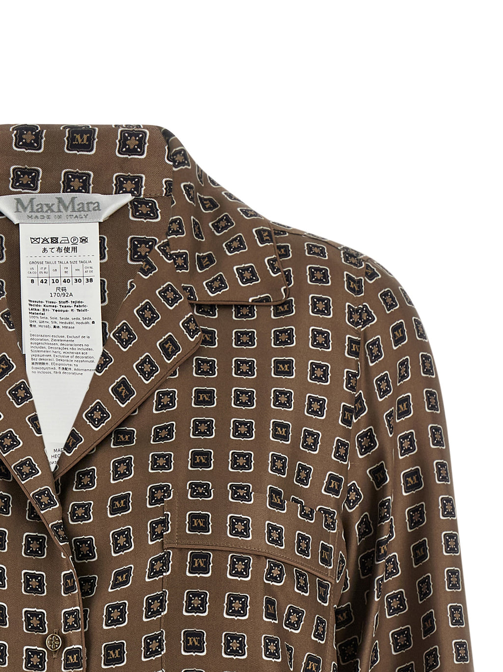 Silk Twill MxmDisco Blouse
