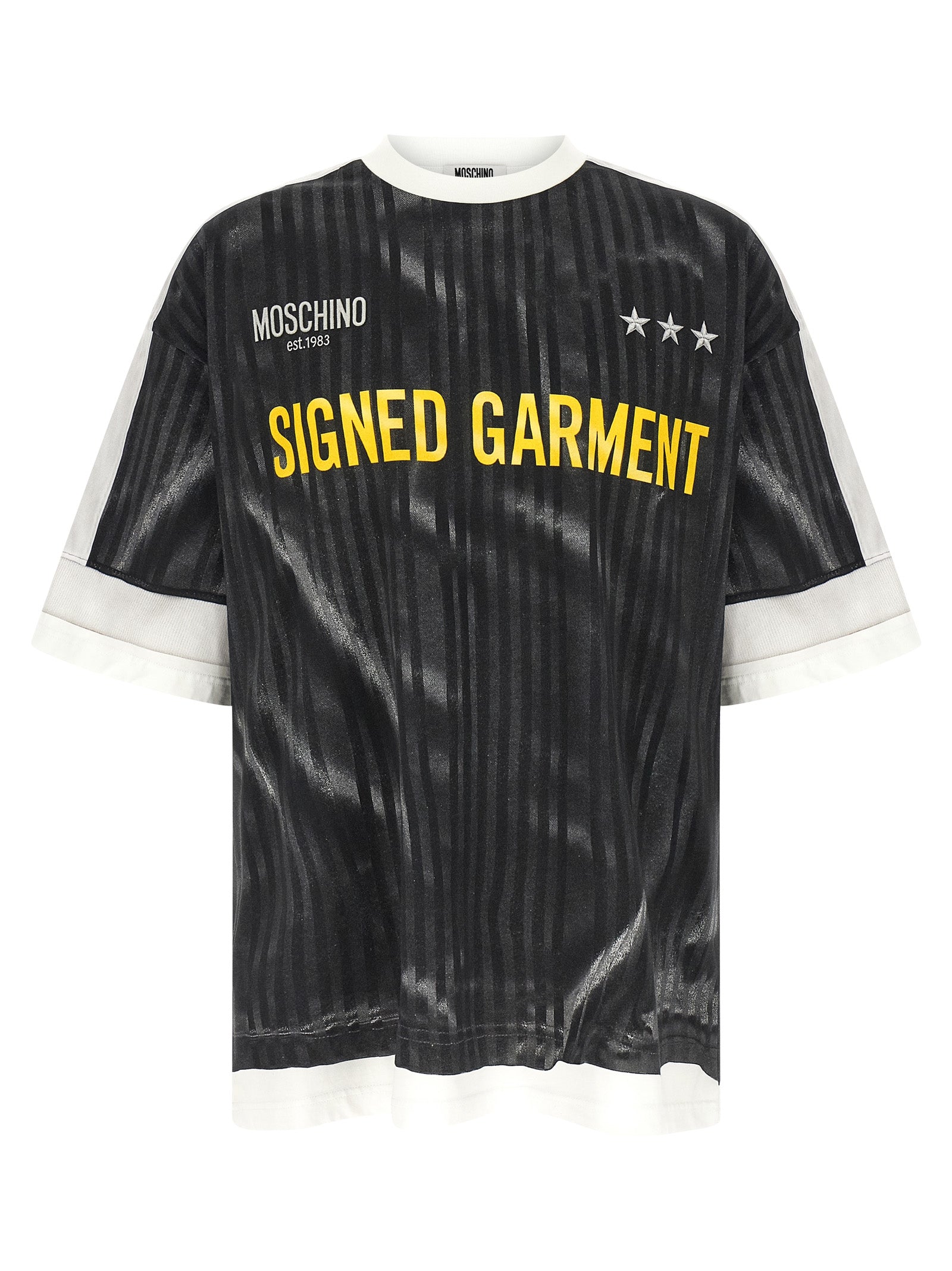 Organic Cotton Trompe‑L’œil Football Tee