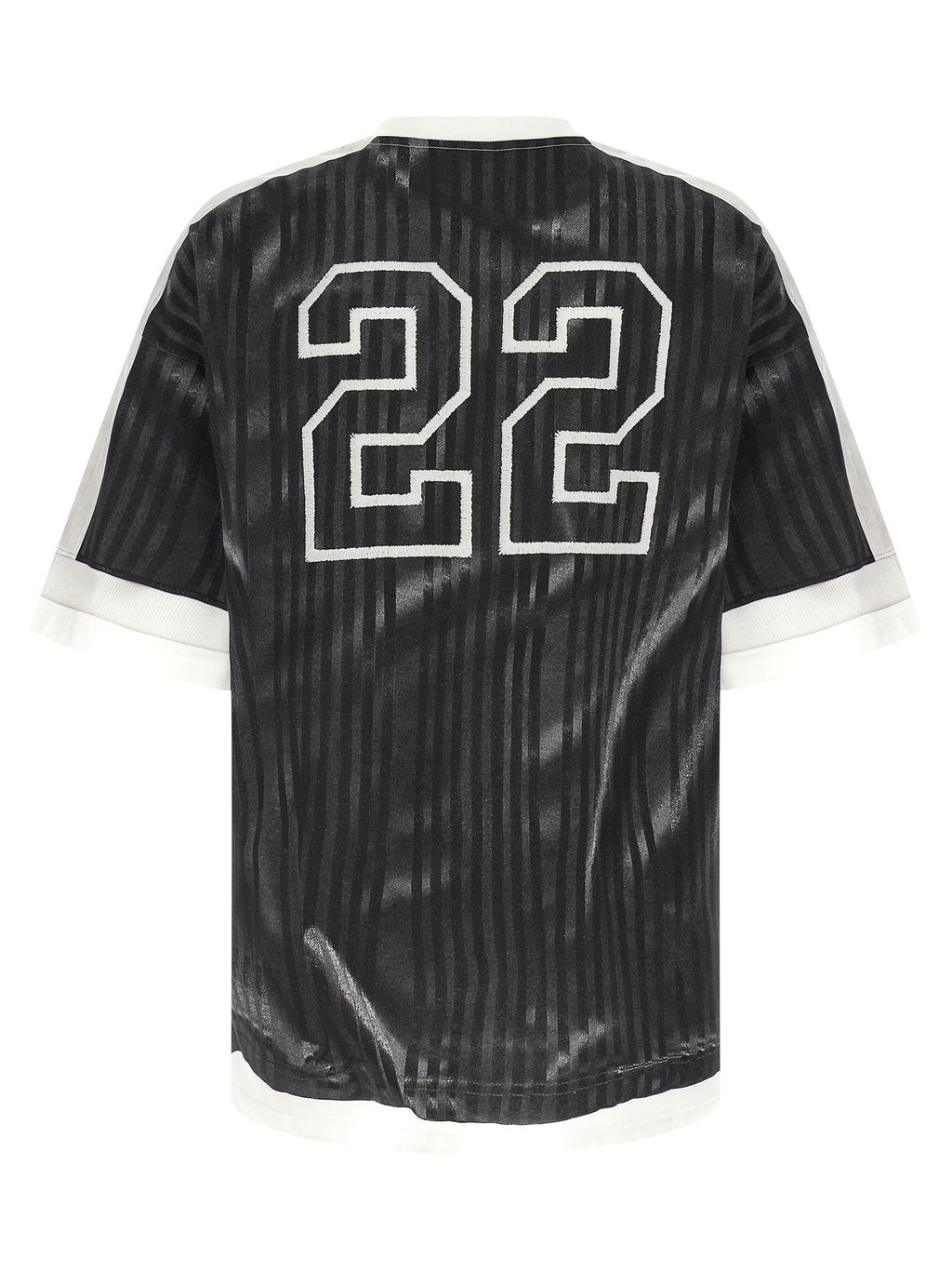 Organic Cotton Trompe‑L’œil Football Tee