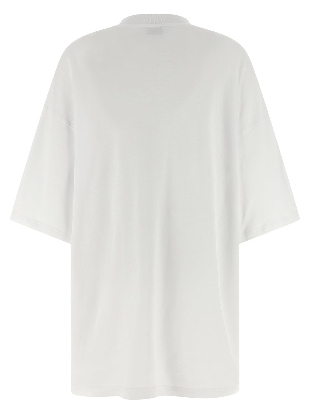 Mini White Cotton Short Dress