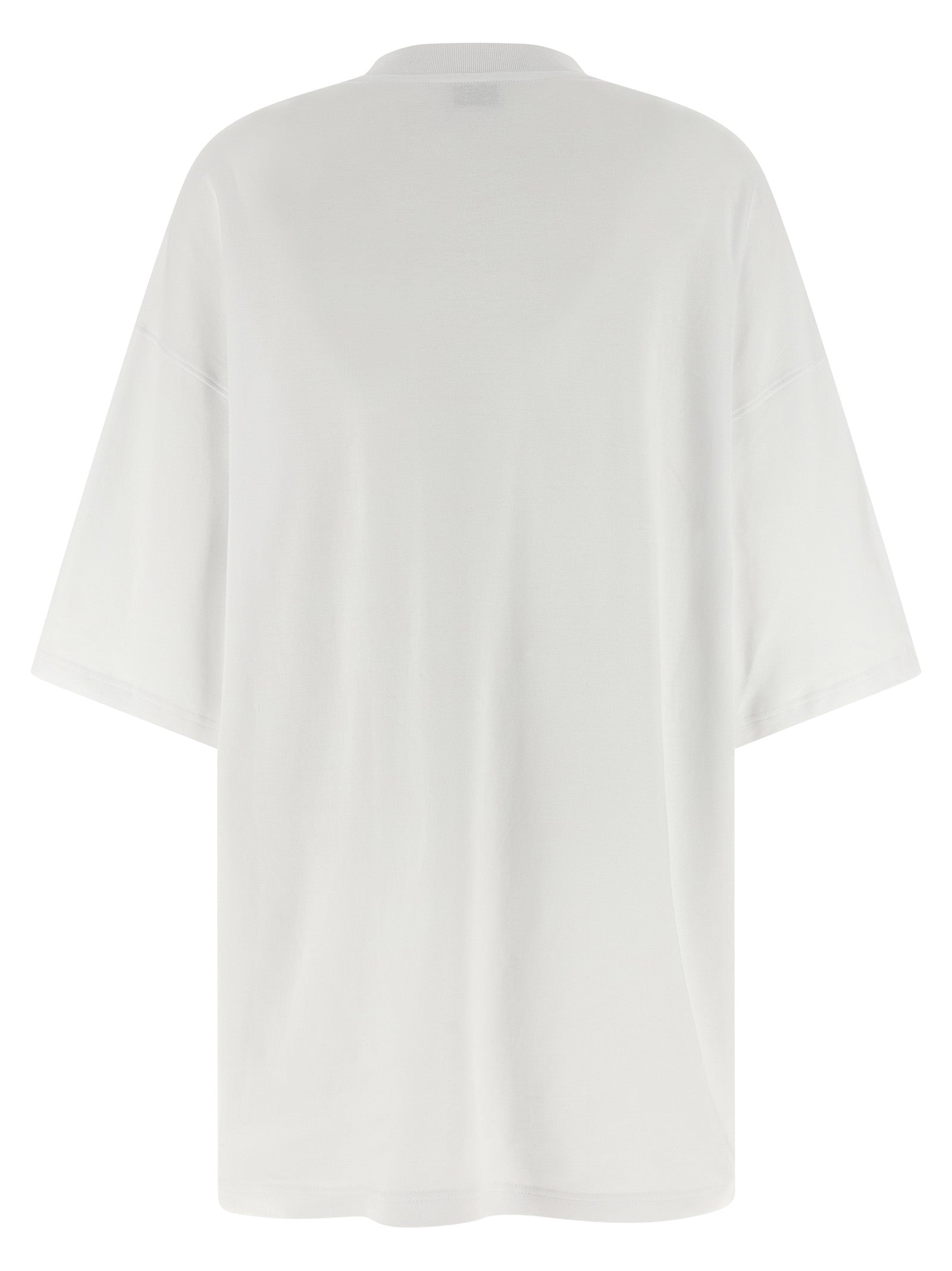 Mini White Cotton Short Dress