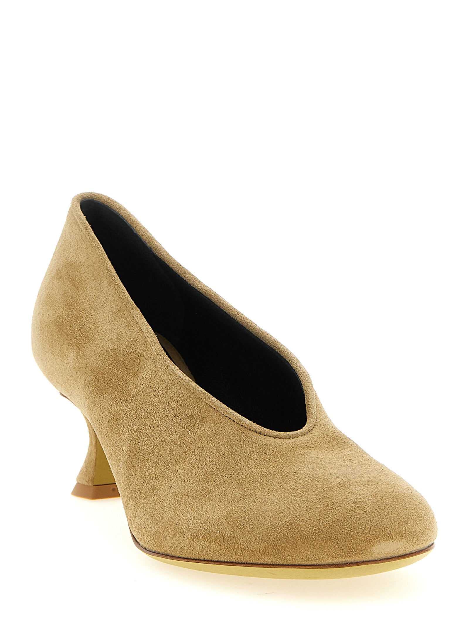 Calfskin Duck Pumps