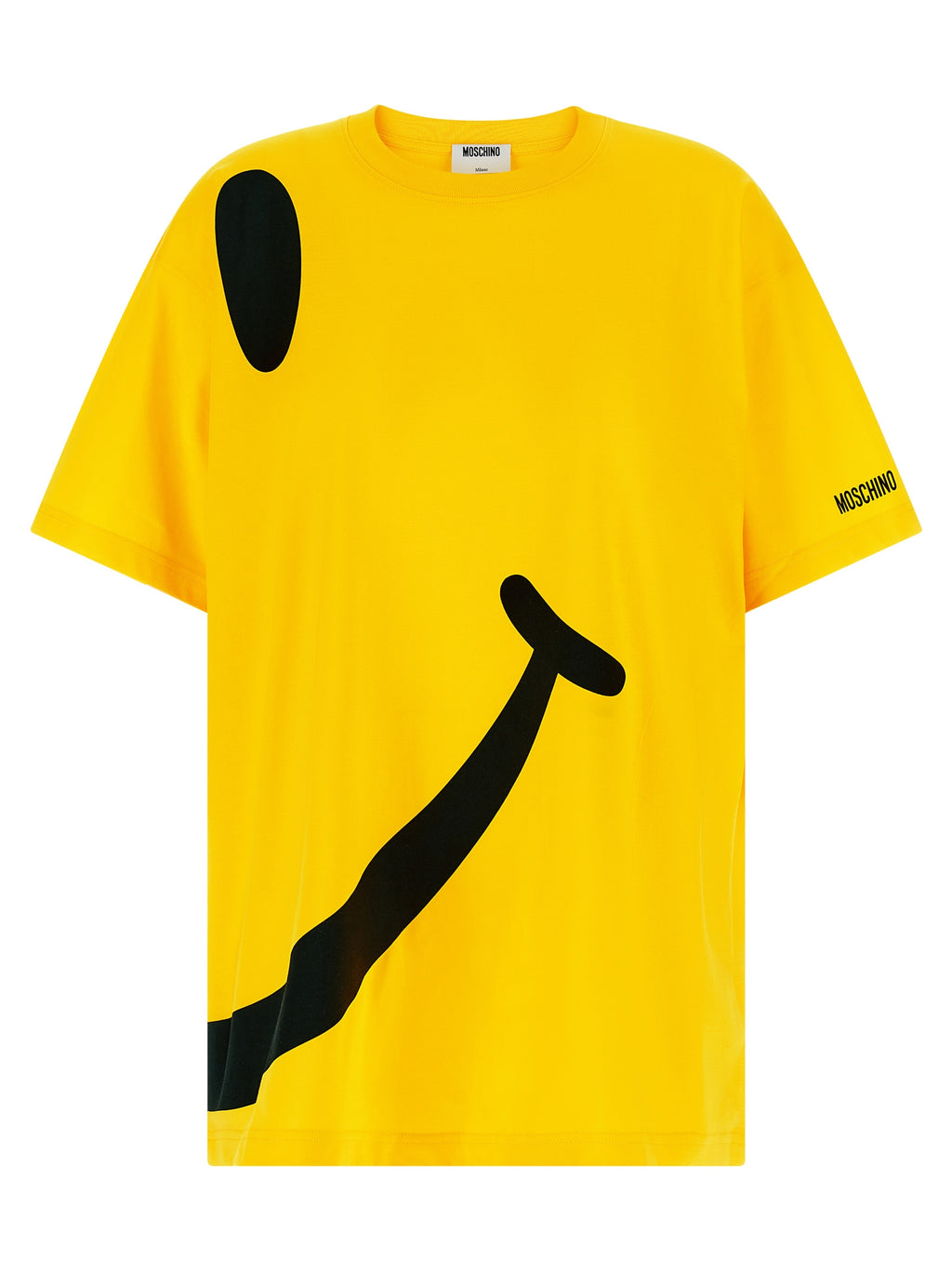Yellow Smiley Cotton T-Shirt