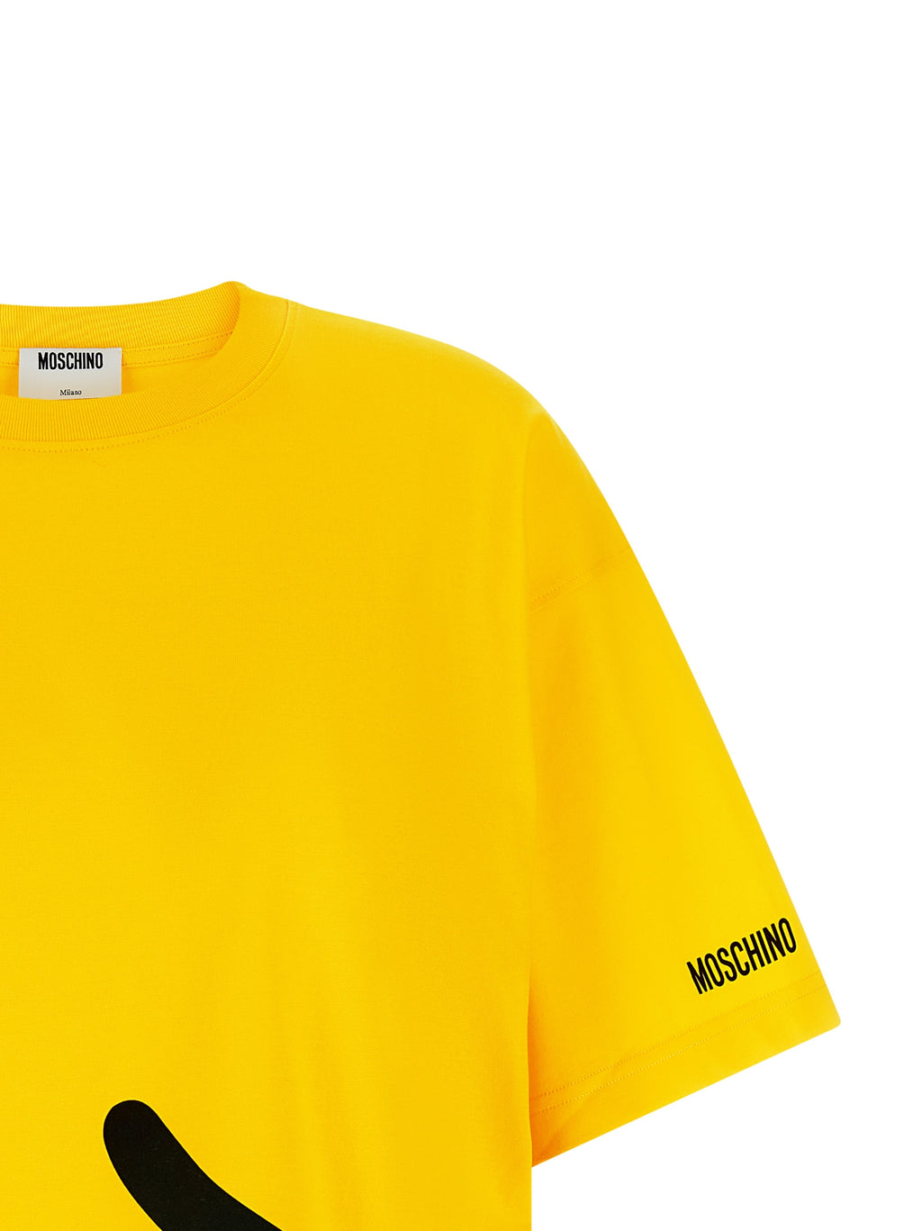 Yellow Smiley Cotton T-Shirt