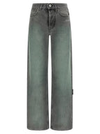 Gray Cotton Spray Susy Jeans
