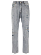 Light Blue 100% Cotton Relaxed Fit Jeans