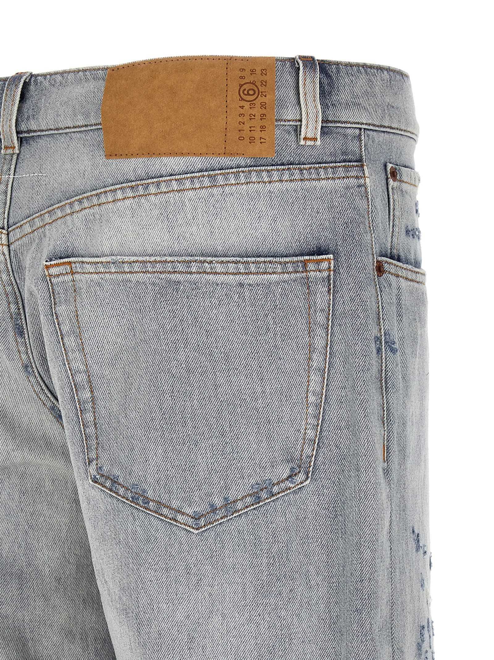 Light Blue 100% Cotton Relaxed Fit Jeans