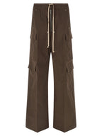 Brown Cotton Cargobelas Pants