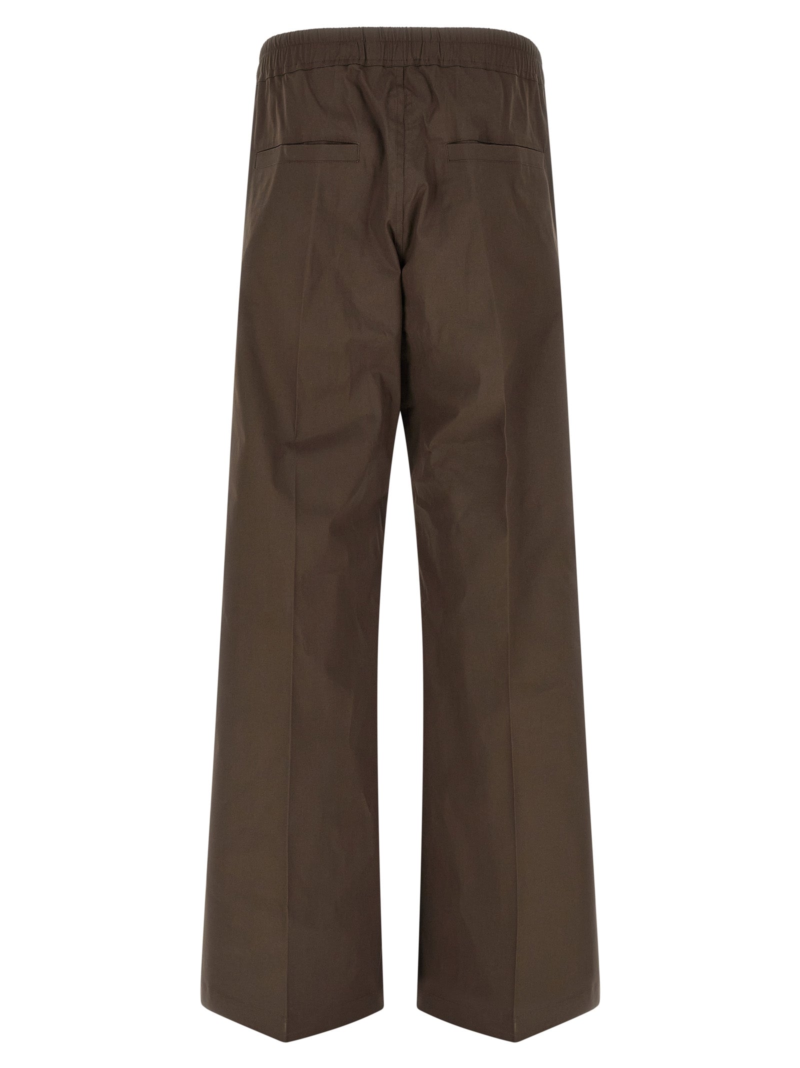 Brown Cotton Cargobelas Pants