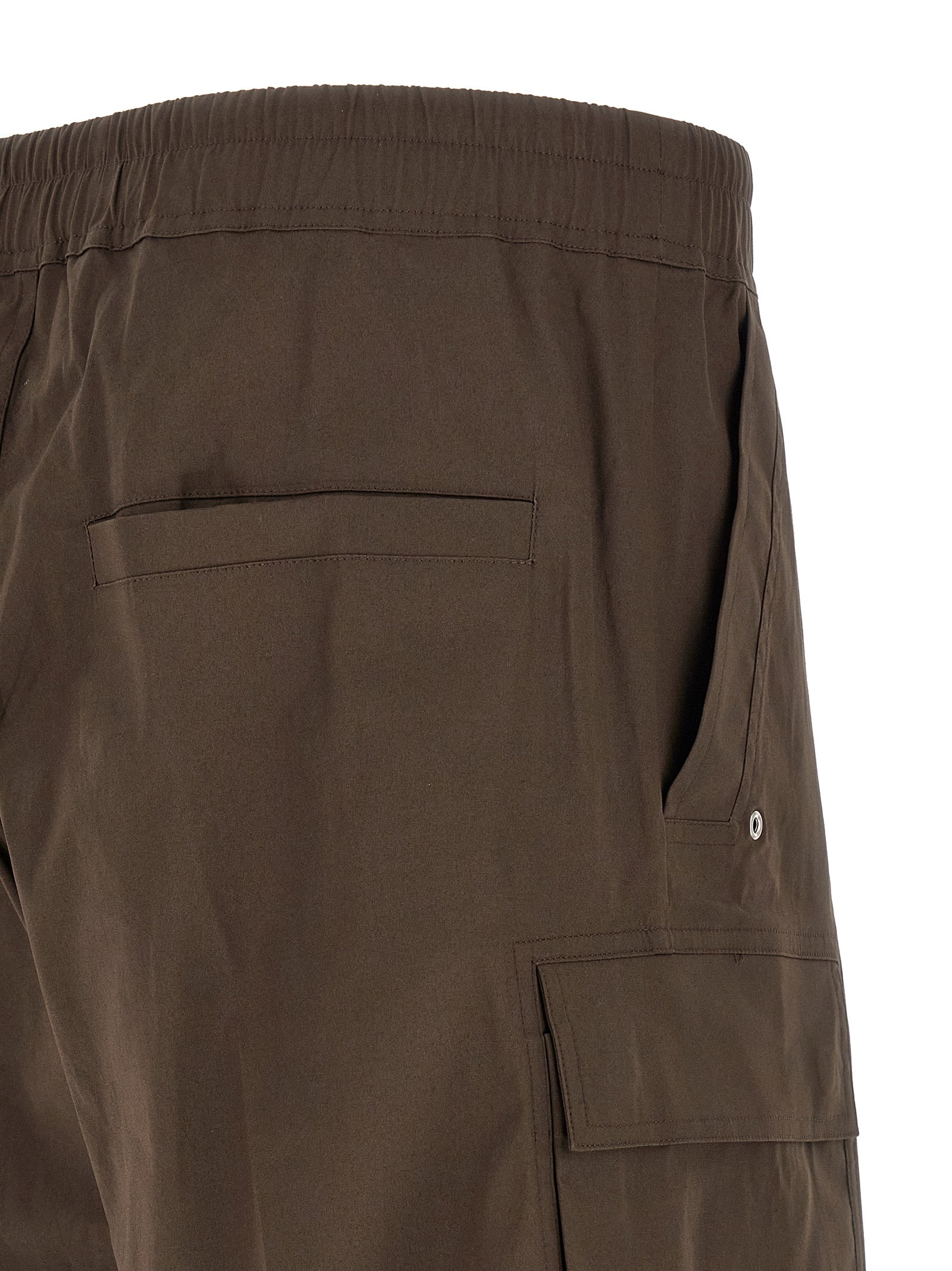 Brown Cotton Cargobelas Pants