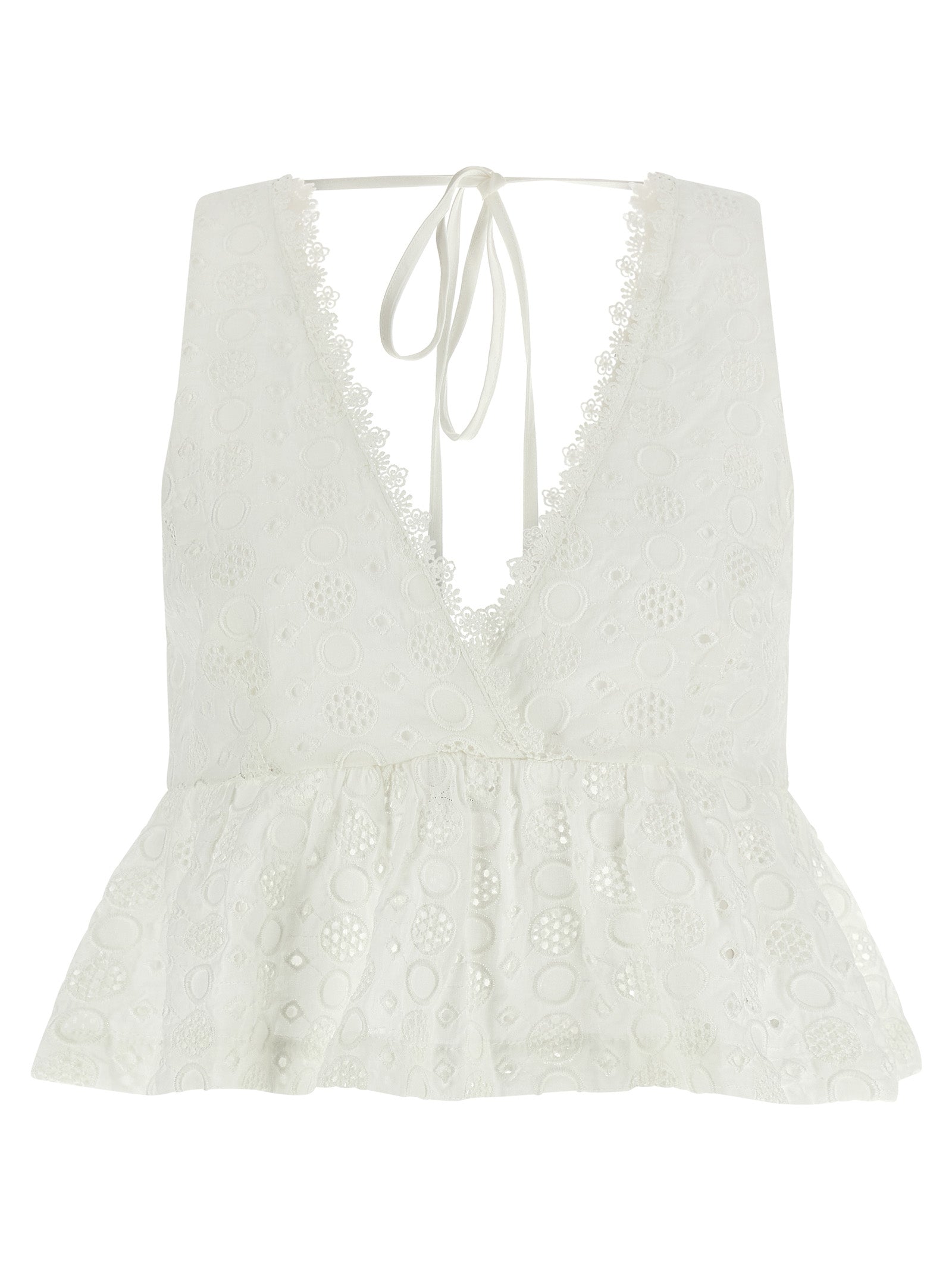 Cotton Kiersten Cropped Top