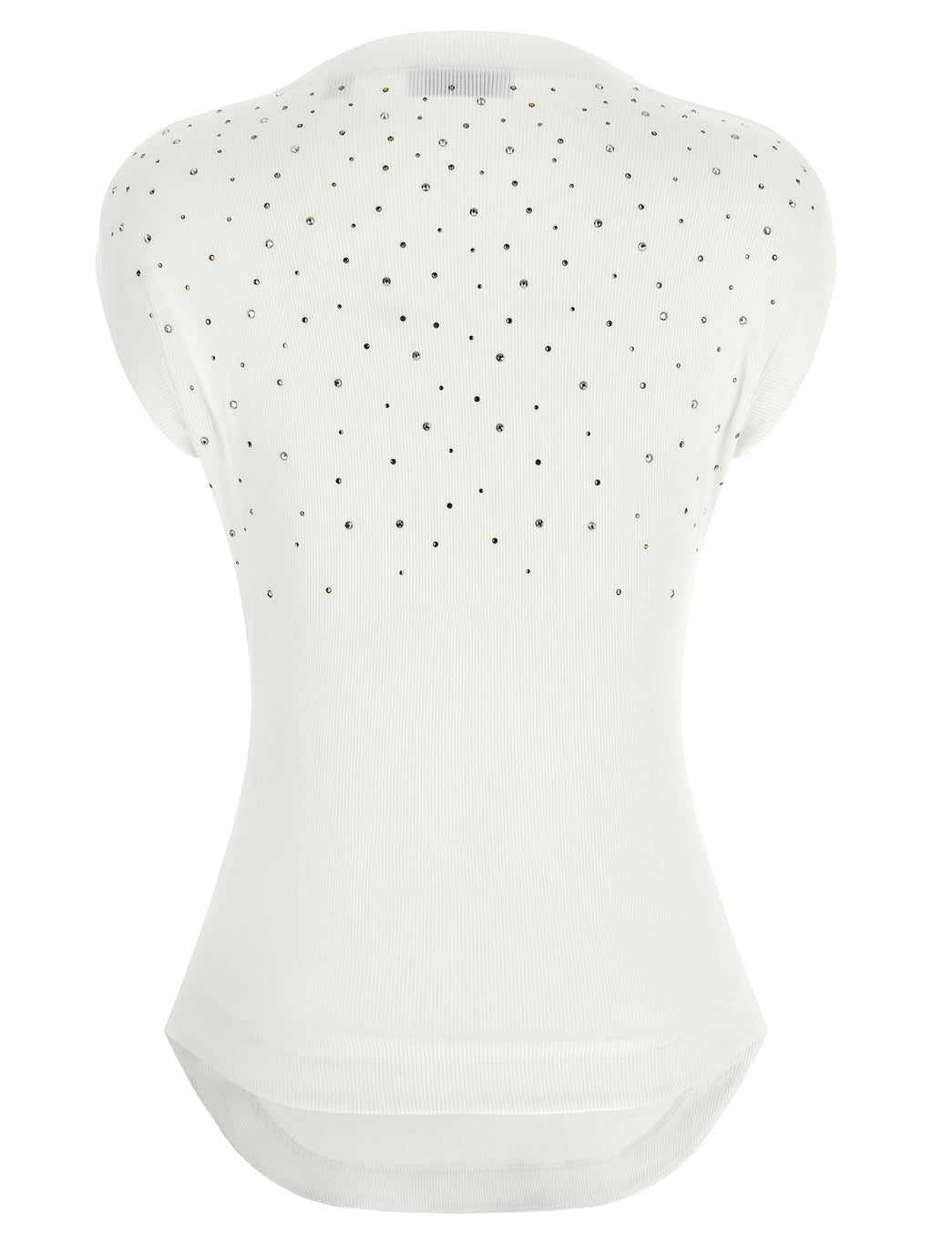 Viscose Stretch Jersey Swarovski Crystal Top