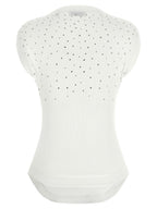 Viscose Stretch Jersey Swarovski Crystal Top