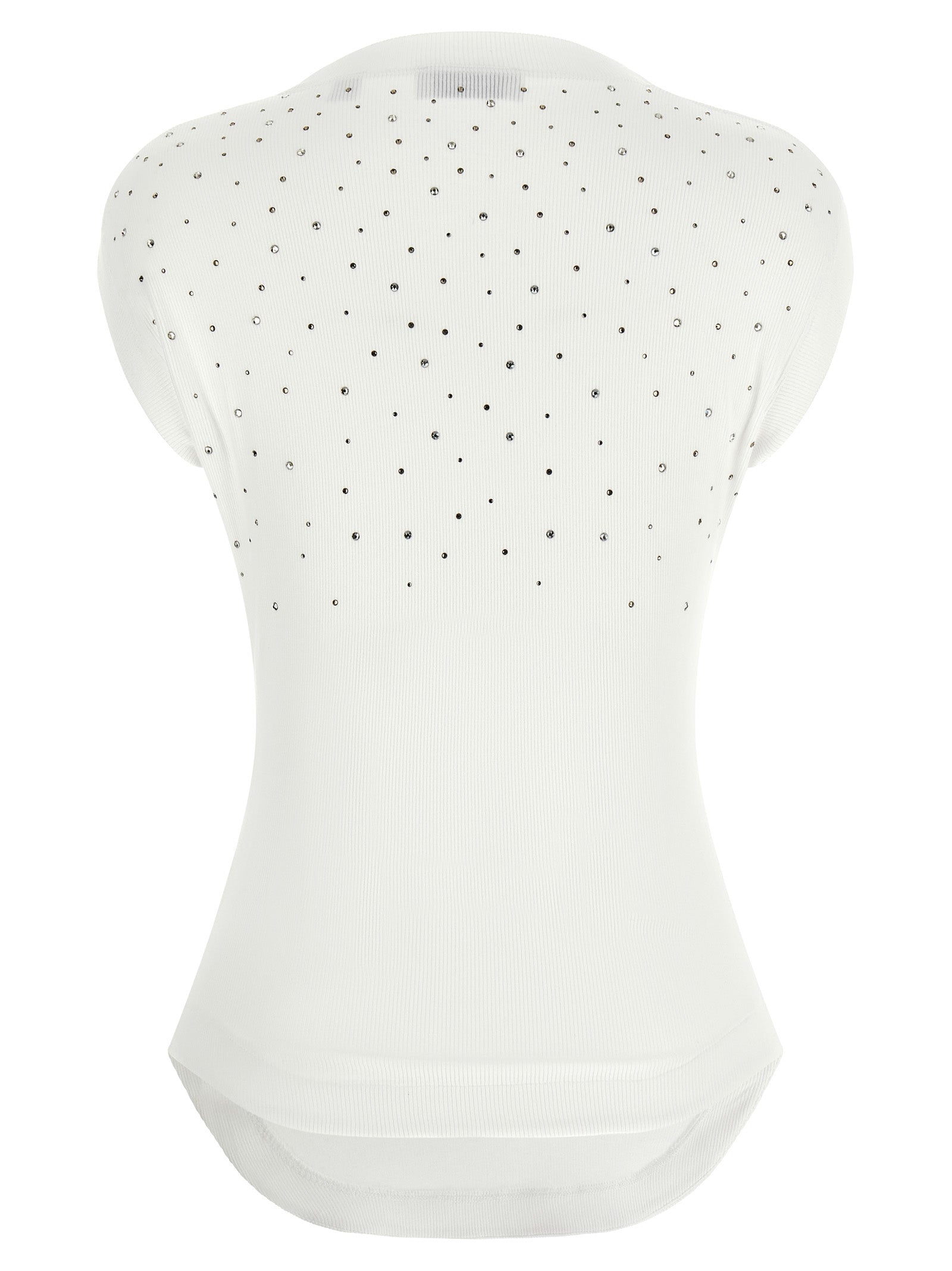 Viscose Stretch Jersey Swarovski Crystal Top