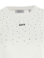 Viscose Stretch Jersey Swarovski Crystal Top