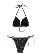 Goose Print Lycra Bikini