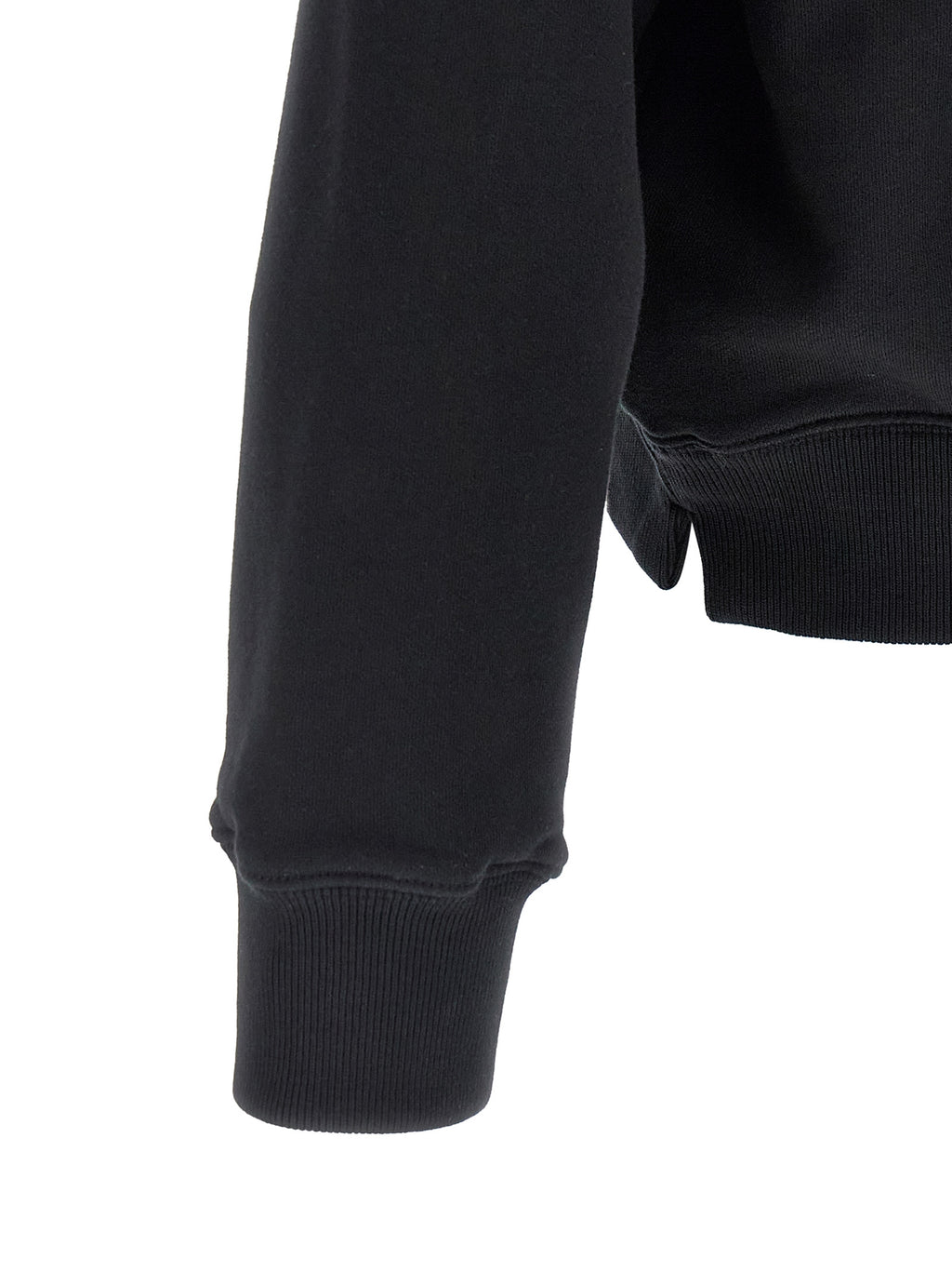 Black Cotton Sweatshirt