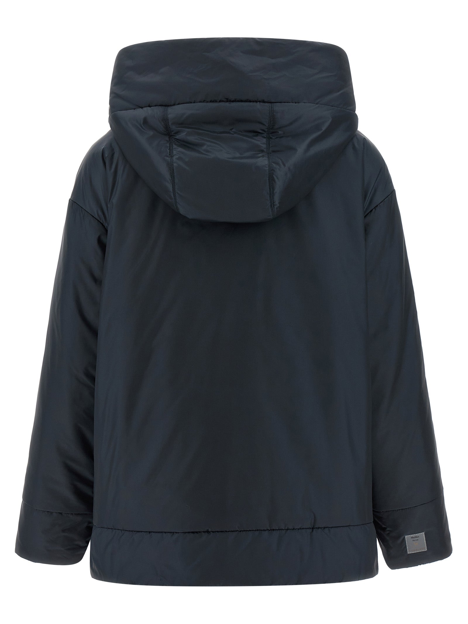 Blue Polyester Shell Jacket
