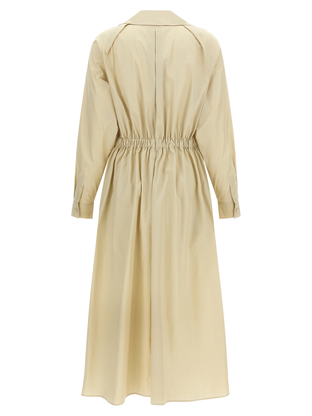 Beige Cotton MxmPedaggi Long Dress