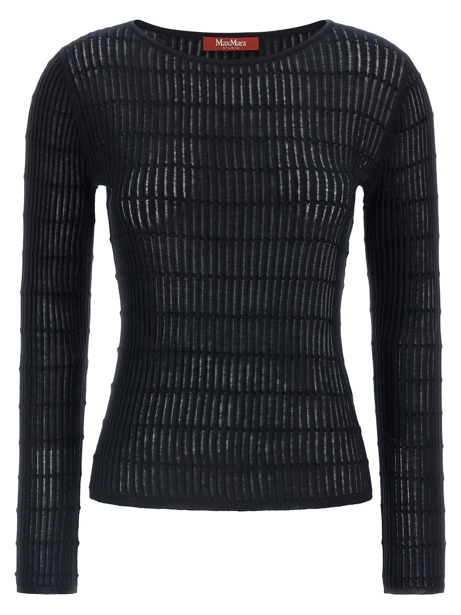 Blue Silk 'MstPedone' Sweater