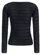 Blue Silk 'MstPedone' Sweater