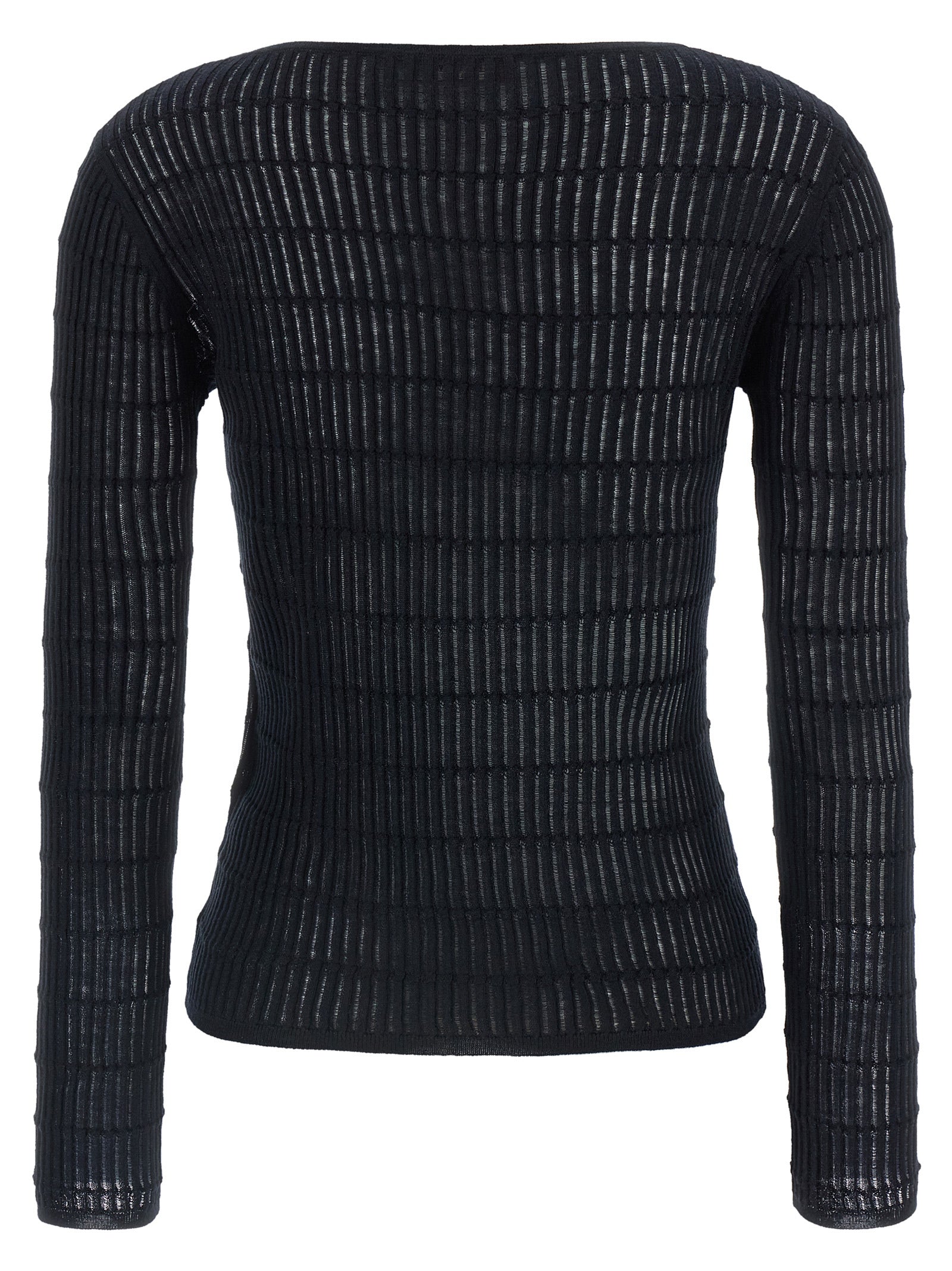 Blue Silk 'MstPedone' Sweater