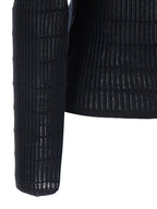 Blue Silk 'MstPedone' Sweater