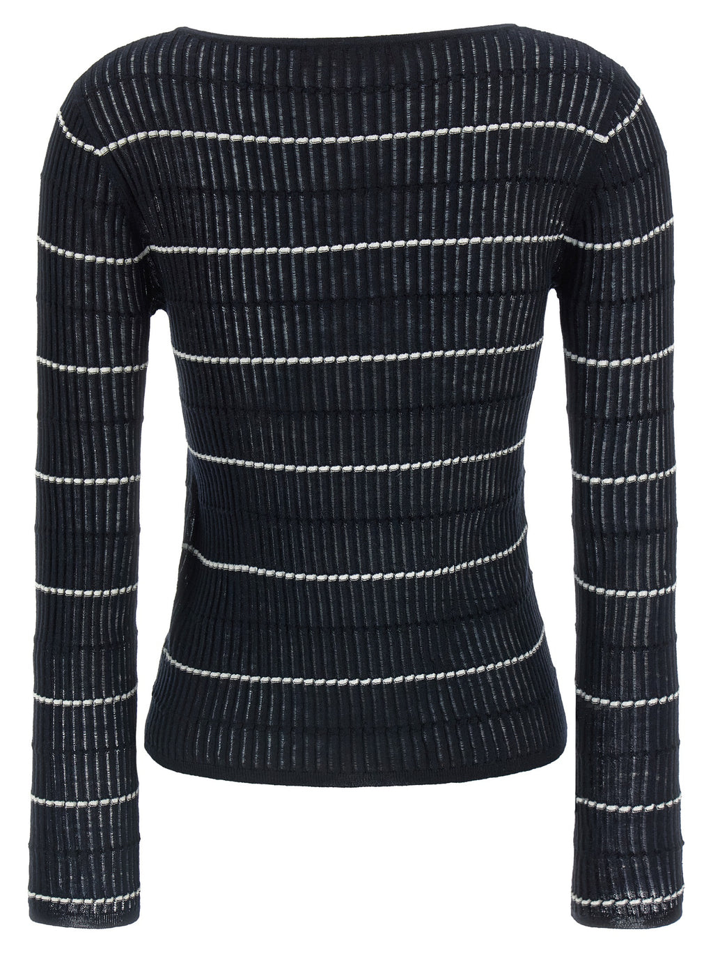 Blue Silk Mstpedone Sweater