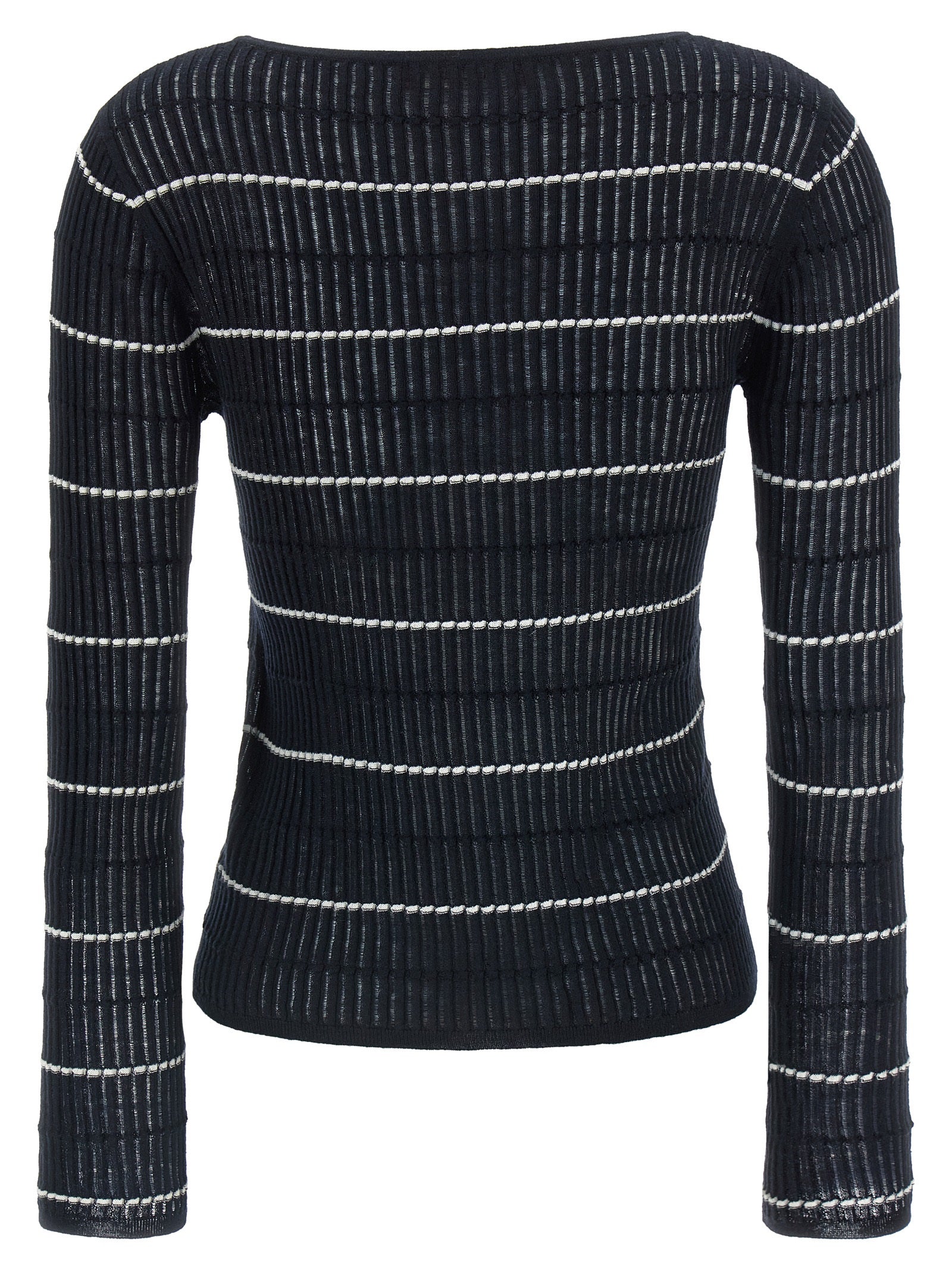 Blue Silk Mstpedone Sweater