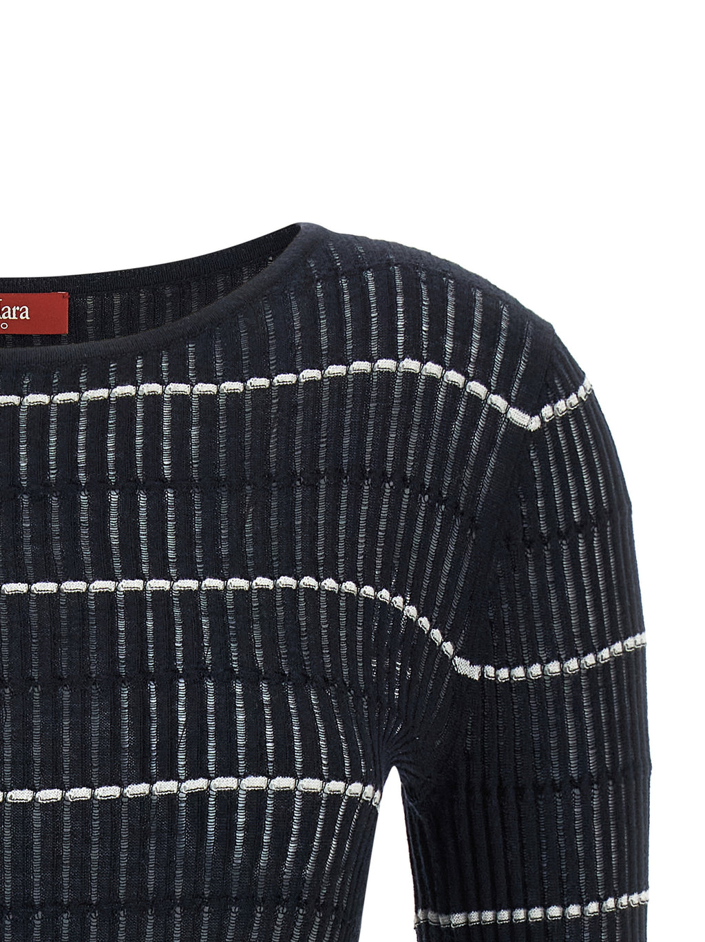 Blue Silk Mstpedone Sweater