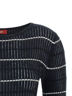 Blue Silk Mstpedone Sweater