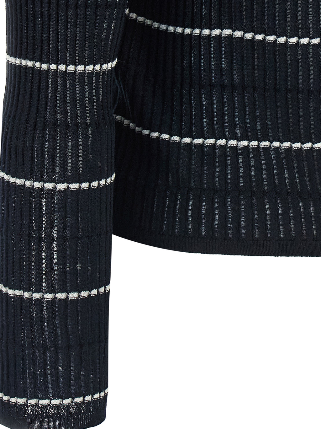 Blue Silk Mstpedone Sweater
