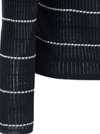Blue Silk Mstpedone Sweater