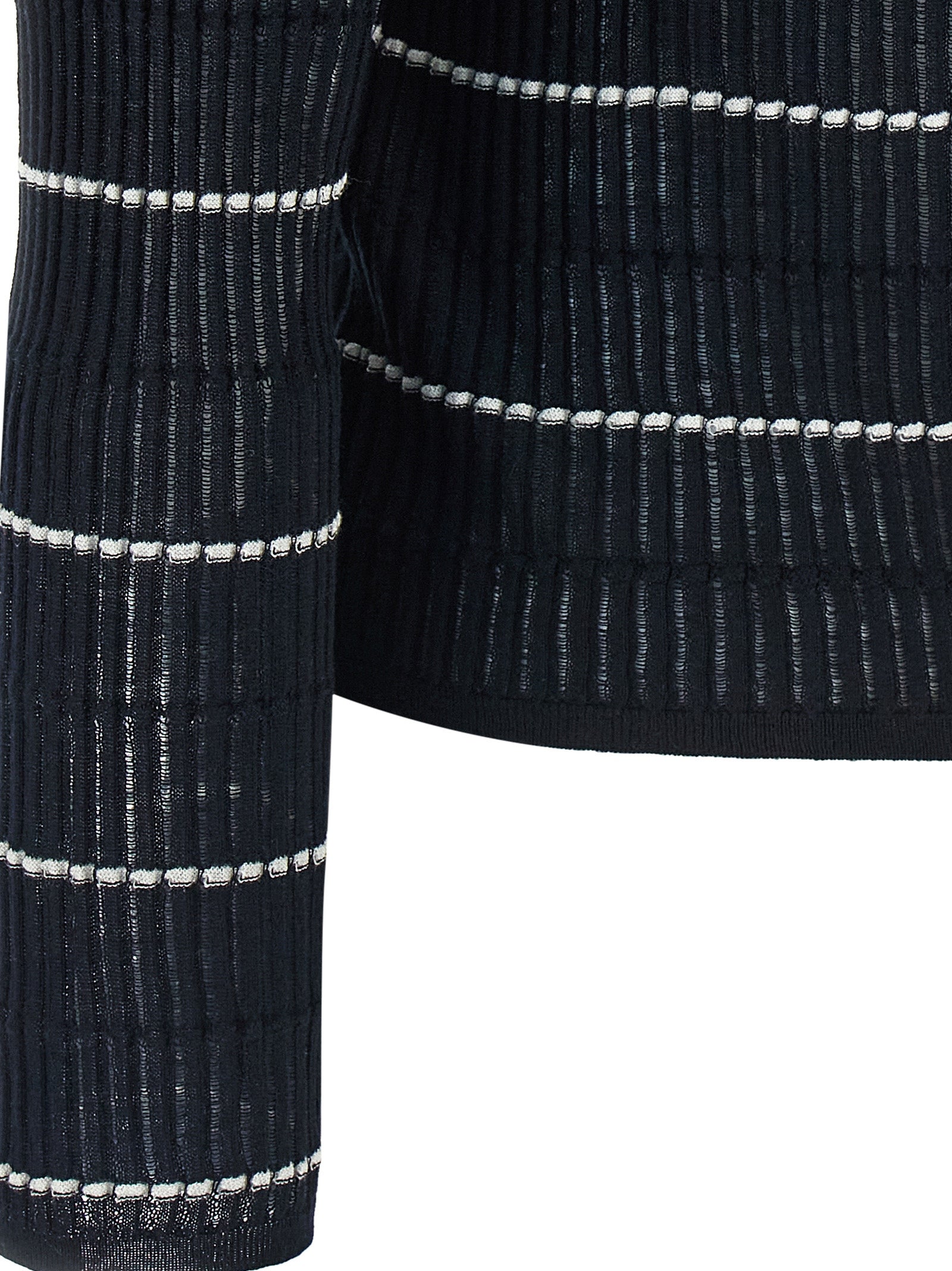 Blue Silk Mstpedone Sweater