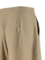 Silk Organza Wide-Leg Pants