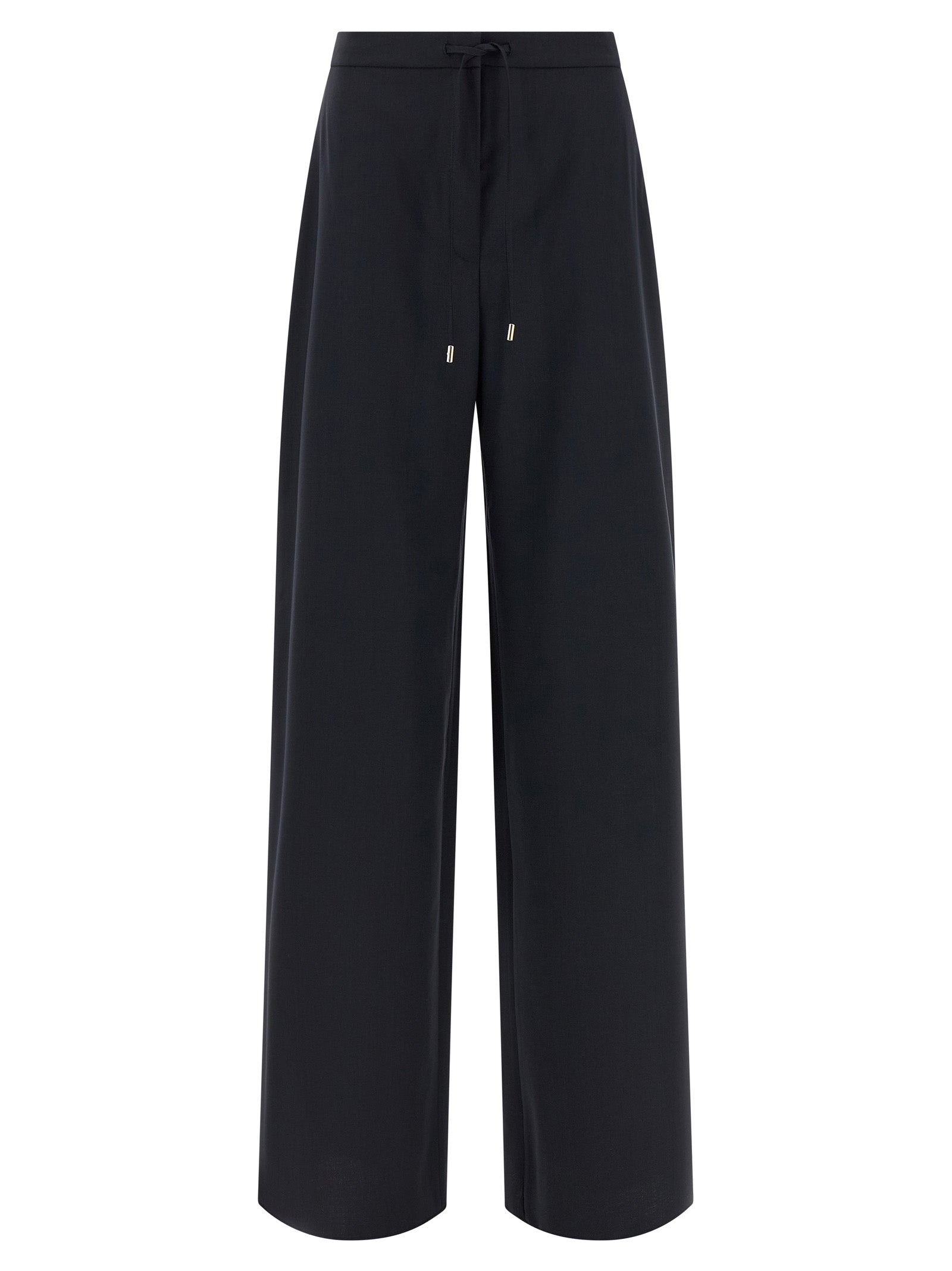 Mstcorone Virgin Wool Wide-Leg Trousers