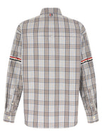 Oversized Multicolor Cotton Plaid Shirt
