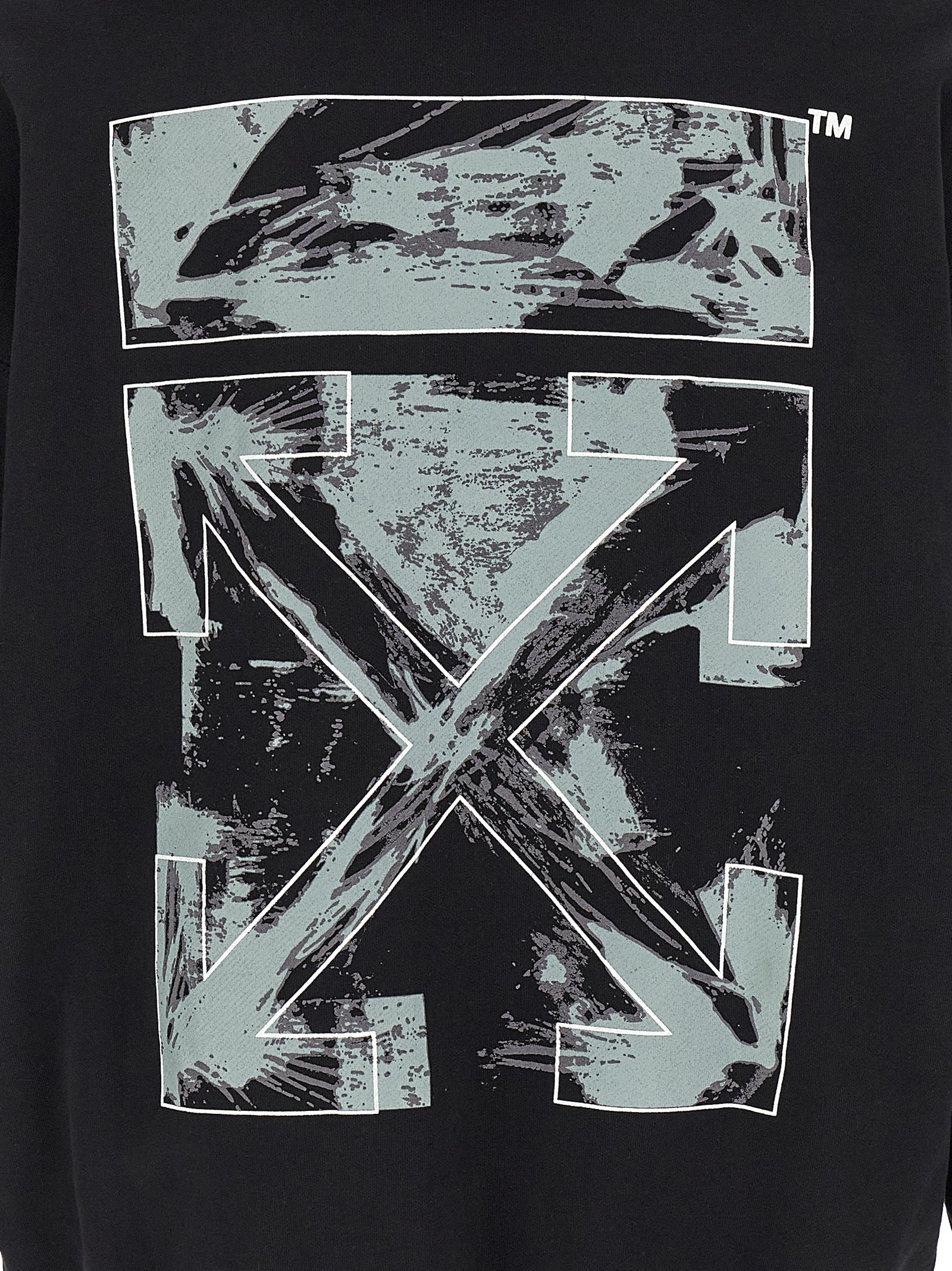 Black Cotton Sweatshirt
